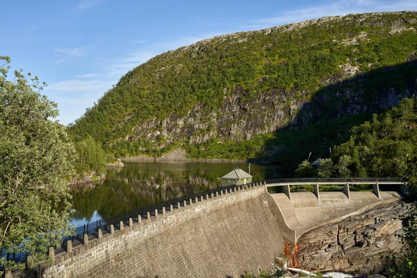 Nahaufnahme Eines Storfossdammen Staudamms Norwegen — Stockfoto