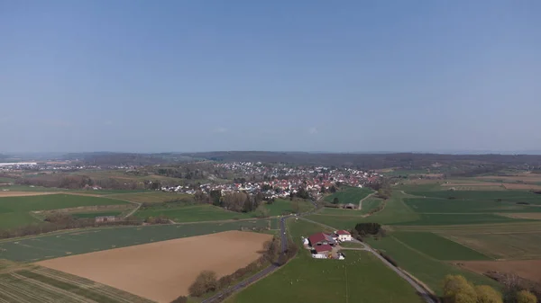 Hermosas Imágenes Drones Del Paisaje Alemania — Foto de Stock