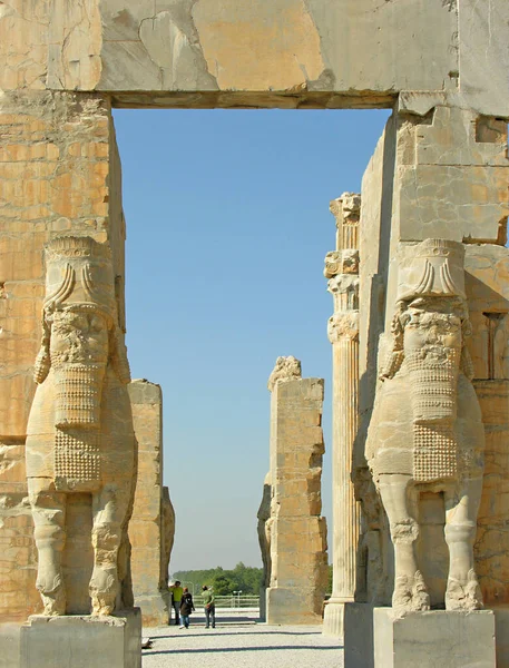 Persepolis Iran Oct 2007 Gate All Nations Gate Xerxes Persepolis — Stock Photo, Image