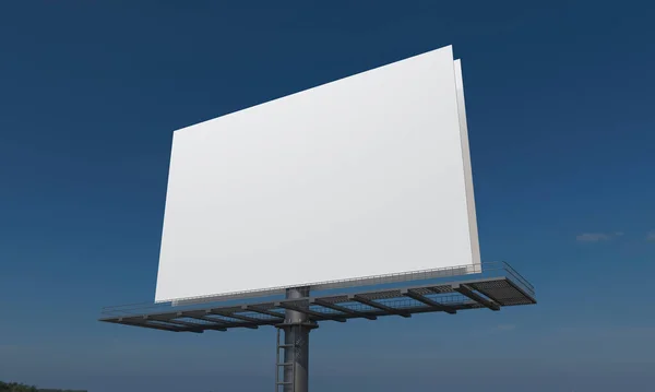 Rendering Billboard Sign Blank Space Perfect Your Content Stock Photo