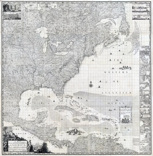 古代の地図の垂直ショット — ストック写真