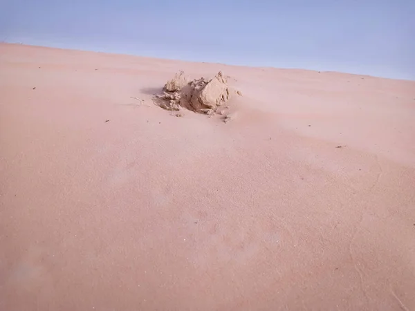 Bel Colpo Una Formazione Pietra Sabbia Nel Deserto — Foto Stock