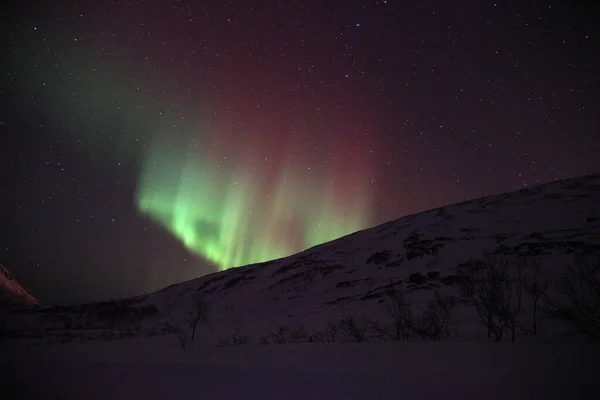 Nice Polar Lights Shot Winter — Stock Photo, Image