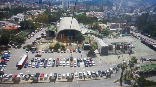 Caracas Venezuela Marzo 2021 Estación Central Del Teleférico Caracas — Foto de Stock