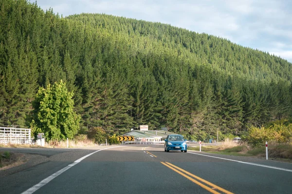 Taupo New Zealand Μαρ 2021 Θέα Αυτοκινήτου Στην Εθνική Οδό — Φωτογραφία Αρχείου