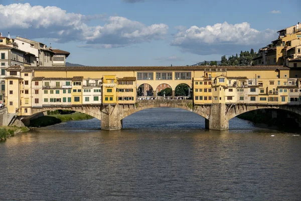 Talya Floransa Ponte Vecchio Güzel Bir Günde — Stok fotoğraf