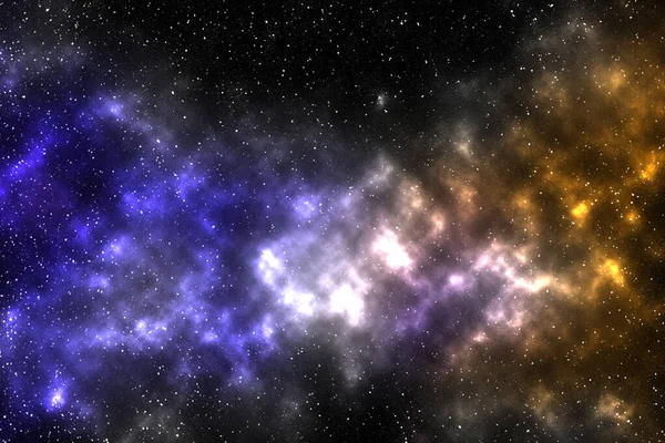 Dış Uzaydaki Bulutsuların Galaksilerin Renkli Soyut Bir Çizimi Astral Arkaplan — Stok fotoğraf