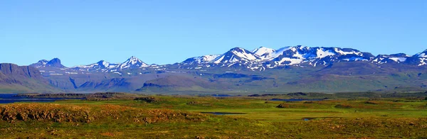 Příroda Kolem Vrchu Helgafell Islandu — Stock fotografie