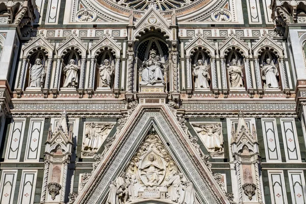 Close Dos Detalhes Catedral Santa Maria Del Fiore Florença Itália — Fotografia de Stock