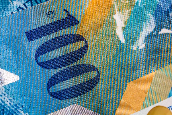 100瑞士法郎钞票的特写 通货膨胀和经济概念 — 图库照片