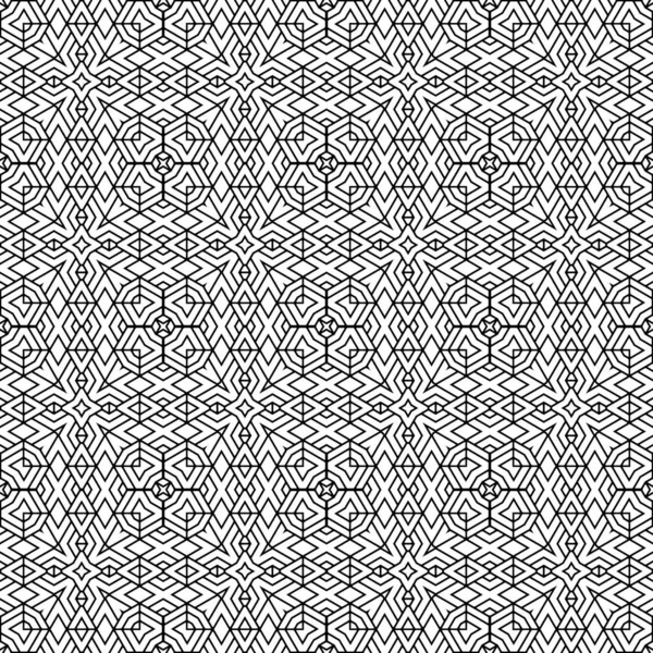 Una Hermosa Ilustración Patrón Azulejos Geométricos Decorativos Sin Costura — Foto de Stock