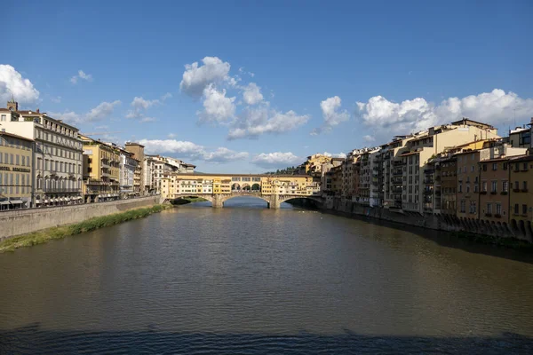 Ponte Vecchio Florencia Italia Hermoso Día — Foto de Stock