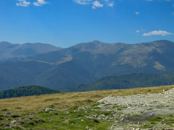Una Splendida Vista Dalla Strada Transalpina Sulle Montagne Parang Romania — Foto Stock