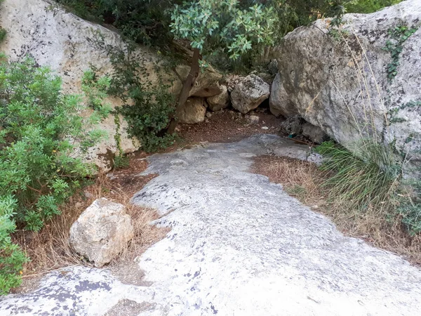 Natural Cave Natural Reserve Cavagrande Del Cassibile Sicily — Stock Photo, Image