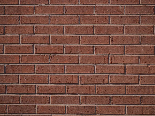 Een Closeup Van Een Rode Baksteen Muur Textuur — Stockfoto