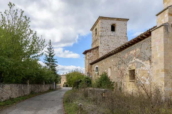 Uma Vista Panorâmica Famoso San Andres Tabliega Burgos Espanha — Fotografia de Stock