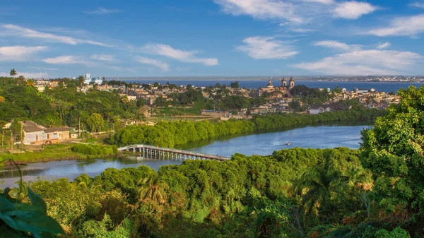 Una Hermosa Vibrante Vista Del Río Yurumi Desde Seminario Evangélico —  Fotos de Stock