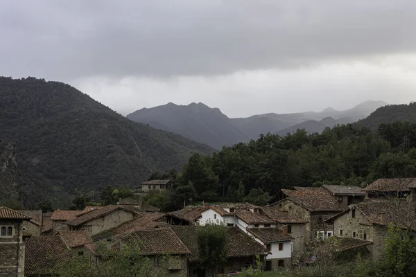 Andorra Andorra Nov 2020 Повітряний Ландшафт Маленького Іспанського Містечка Трохи — стокове фото