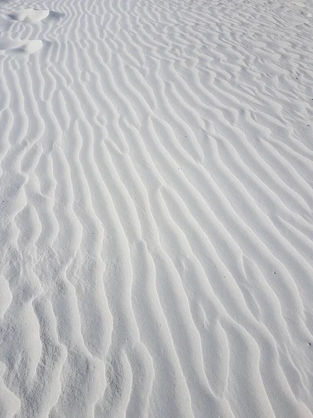 Närbild Lager Vit Sand Texturerad Bakgrund — Stockfoto