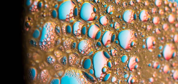 Makroaufnahme Von Wasserblasen — Stockfoto