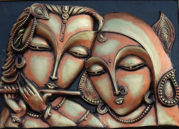 Kolkata India Dec 2020 Fémes Alkotások Hindu Isteneket Istennőket Mitológiát — Stock Fotó