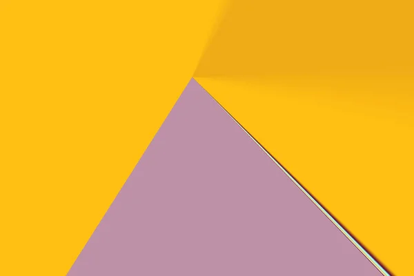Ilustración Una Forma Piramidal Aislada Sobre Fondo Amarillo Para Diseños —  Fotos de Stock