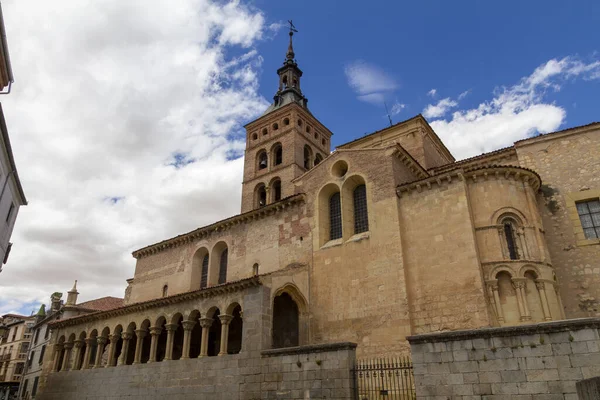 Vista Panorámica Famosa Plaza Medina Del Campo Segovia España —  Fotos de Stock