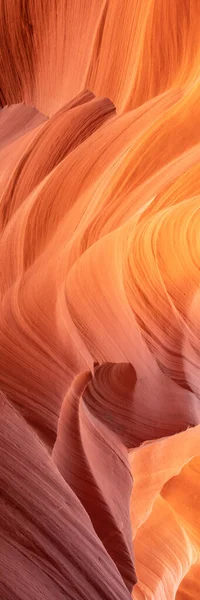 Plano Vertical Fondo Abstracto Antelope Canyon Arizona Cerca Page Usa — Foto de Stock