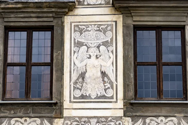 Detailní Záběr Fasády Palazzo Della Carovana Pise Toskánsko Itálie — Stock fotografie