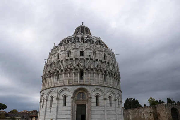 Pisa Baptistery Nin Güzel Bir Sahnesi Pisa Toskana Talya — Stok fotoğraf