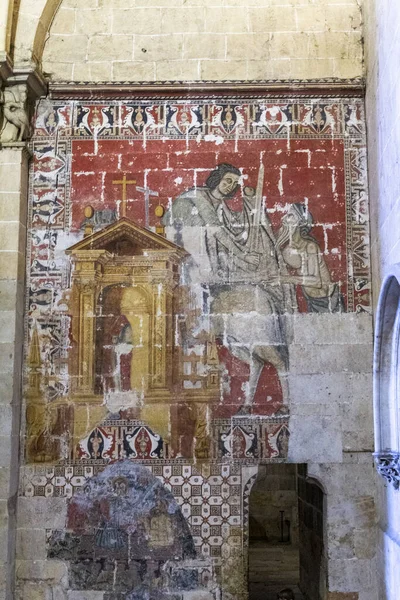 Ένα Κάθετο Πλάνο Του Πίνακα Του Καθεδρικού Ναού Της Σαλαμάνκα — Φωτογραφία Αρχείου