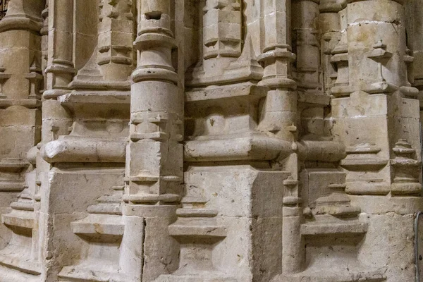 Close Shot Ancient Building Wall Columns — Stock Photo, Image