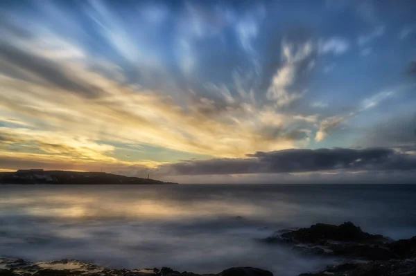 Канарские Острова Испания Облачным Небом — стоковое фото