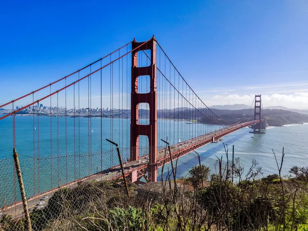 View Golden Gate Bridge San Francisco Usa — Foto de Stock