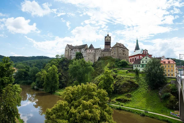 View Loket Town Castle Czech Republic — Photo