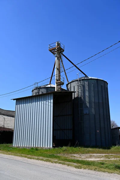 Landwirtschaftliche Landschaft Der Französischen Landschaft — Stockfoto