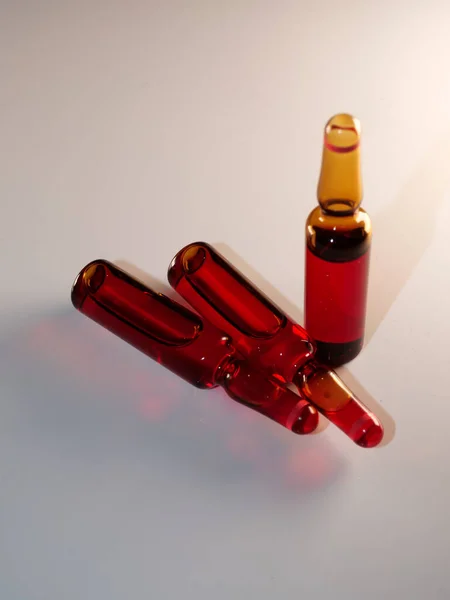 Closeup Shot Medicine Ampoule — Stock Photo, Image