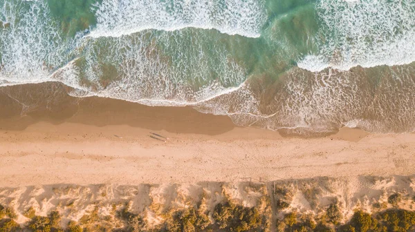 Stunaerial View Waves Beaches Sunset Great Ocean Road Αυστραλία — Φωτογραφία Αρχείου