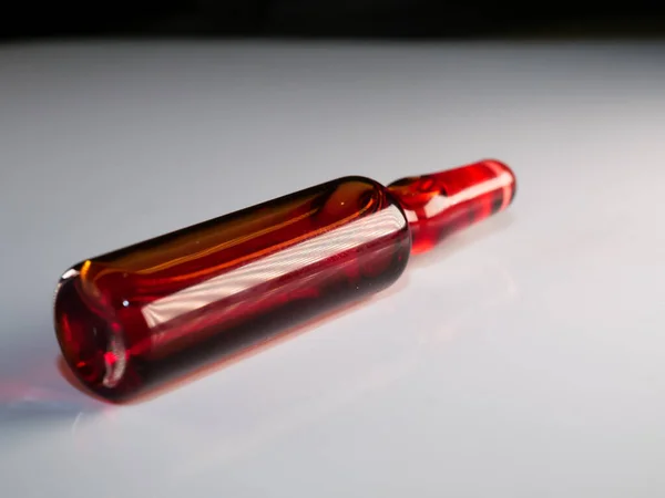 Closeup Shot Medicine Ampoule — Stock Photo, Image