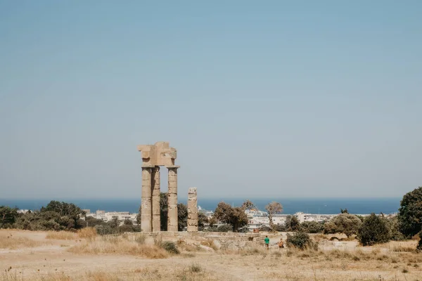 Acropoli Rodi Rodi Grecia — Foto Stock