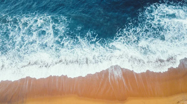 Stunaerial View Waves Beaches Sunset Great Ocean Road Australië — Stockfoto