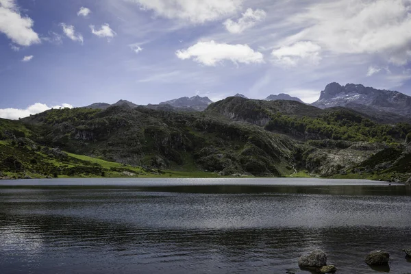 Pemandangan Indah Taman Nasional Los Picos Eropa Cordinanes Spanyol — Stok Foto