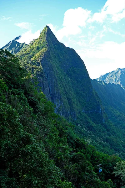 Eine Vertikale Aufnahme Der Schönen Grünen Berge — Stockfoto