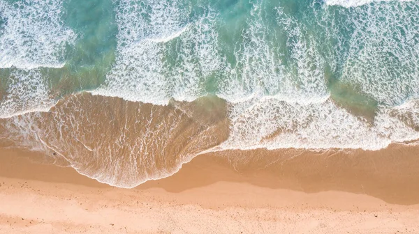 Stunaerial View Waves Beaches Sunset Great Ocean Road Austrálie — Stock fotografie