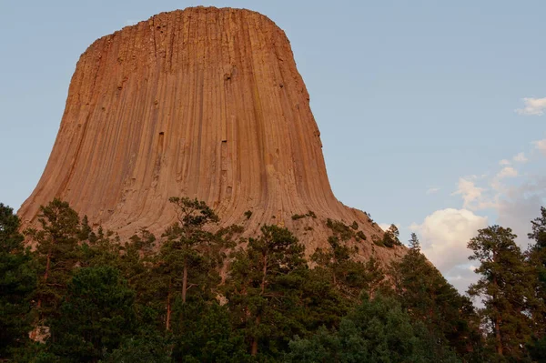 Hymerizing Devils Tower Butte Wyoming Daytime — Stock fotografie