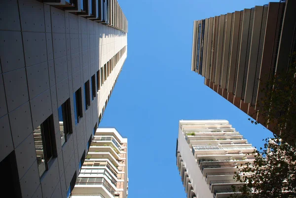 Looking Buenos Aires Highrises Belgrano Neighborhood — Stock Photo, Image