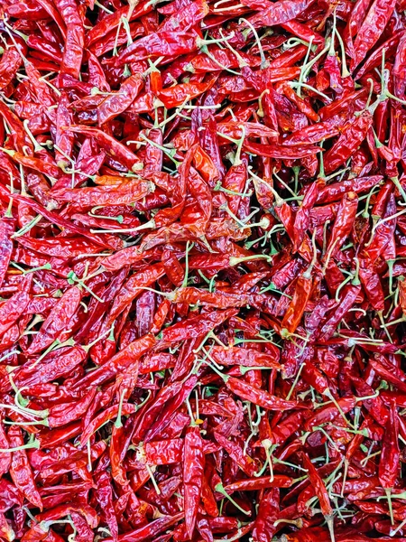 Background Dried Chili Peppers — 图库照片