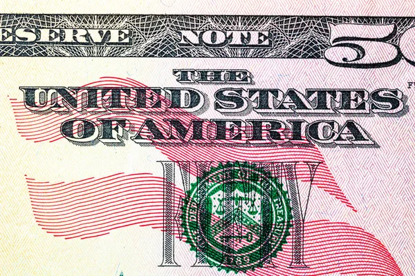 Închidere Detaliilor Bancnotelor Usd Conceptul Bani Mondiali Inflație Economie — Fotografie, imagine de stoc