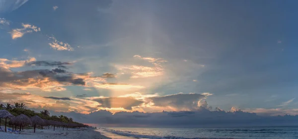 Beautiful Scenery Sunset Beach Varadero Cuba — Stock Photo, Image