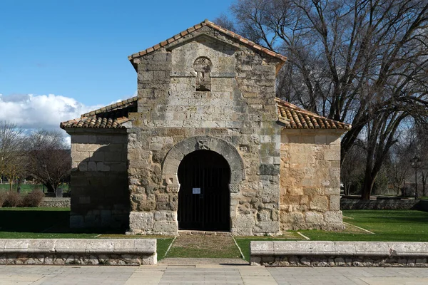 Visigoth Templom San Juan Bautista Palencia Kasztília Leon Spanyolország — Stock Fotó